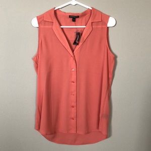 Express pink sleeveless top